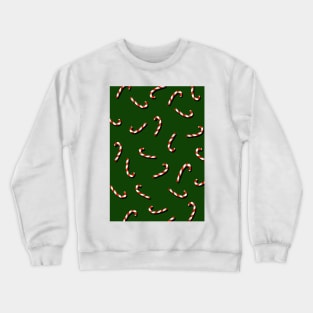 Candy cane pattern illustration 2 Crewneck Sweatshirt